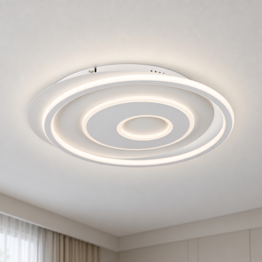 BRILAGI - himmennettävä LED-kattovalaisin IRIS LED/83W/230V 3000-6000K 46x50 cm valkoinen + kaukosäädin