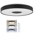 Brilagi - LED-himmennettävä kattovalaisin JAMIS LED/48W/230V 3000-6500K halkaisija 39 cm musta + + kaukosäädin