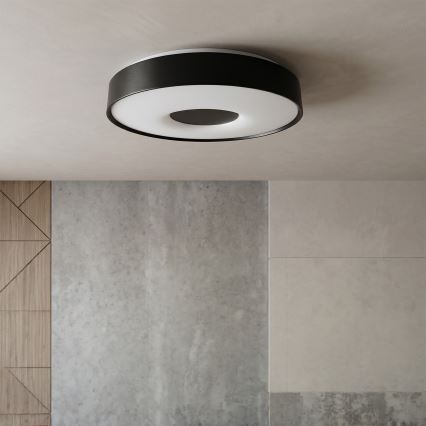 Brilagi - himmennettävä LED-kattovalaisin JAMIS LED/48W/230V 3000-6500K Ø 39 cm musta + kaukosäädin