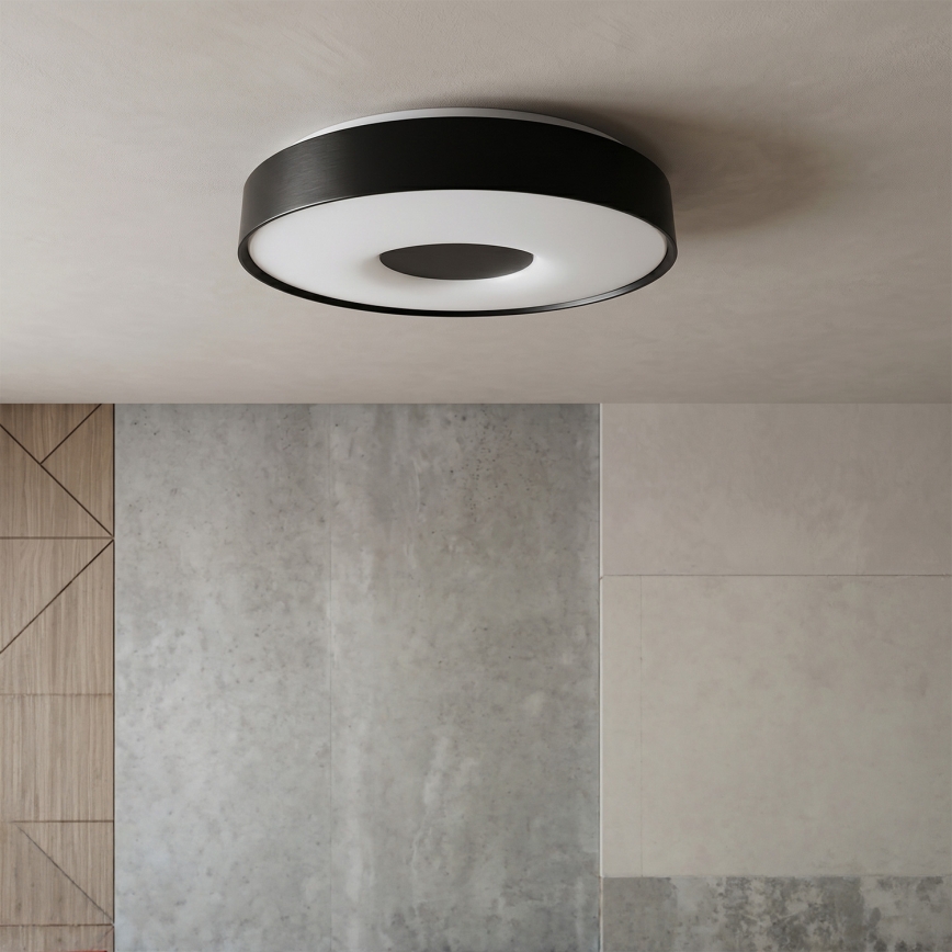 Brilagi - himmennettävä LED-kattovalaisin JAMIS LED/48W/230V 3000-6500K Ø 39 cm musta + kaukosäädin