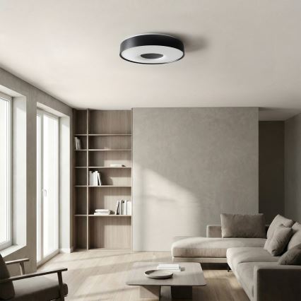 Brilagi - himmennettävä LED-kattovalaisin JAMIS LED/48W/230V 3000-6500K Ø 39 cm musta + kaukosäädin