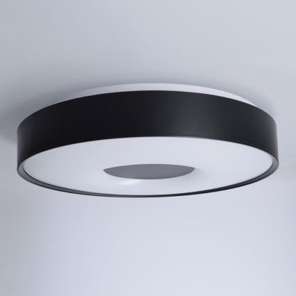 Brilagi - himmennettävä LED-kattovalaisin JAMIS LED/48W/230V 3000-6500K Ø 39 cm musta + kaukosäädin