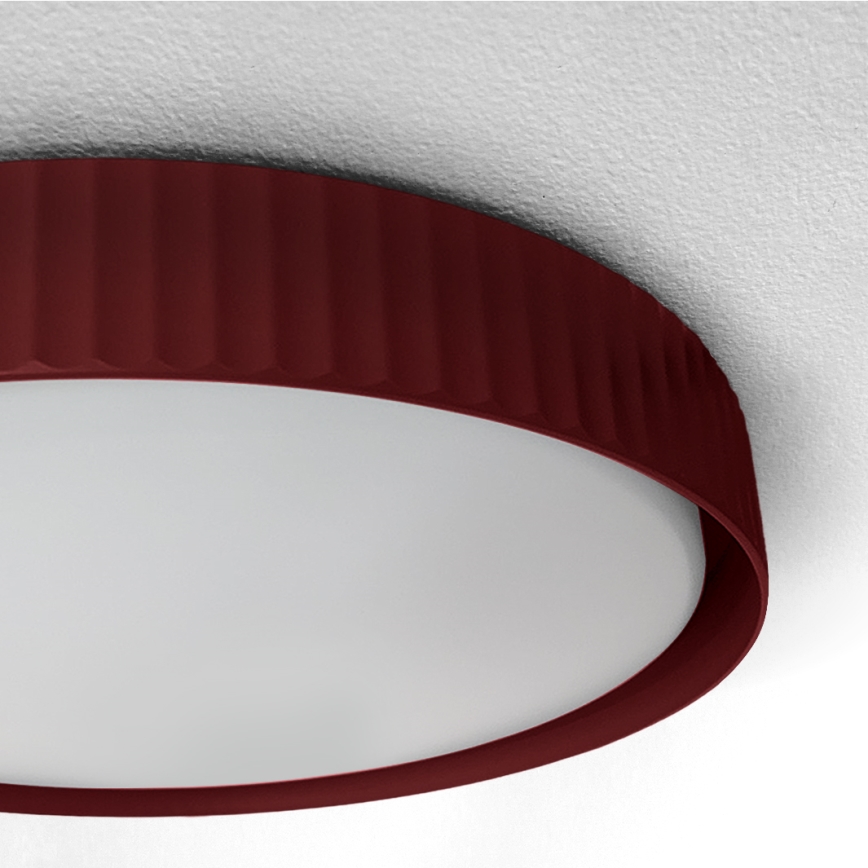 Brilagi - LUCIA himmennettävä LED-kattovalaisin LED/48W/230V 3000-6500K halkaisija 41 cm punainen + kaukosäädin