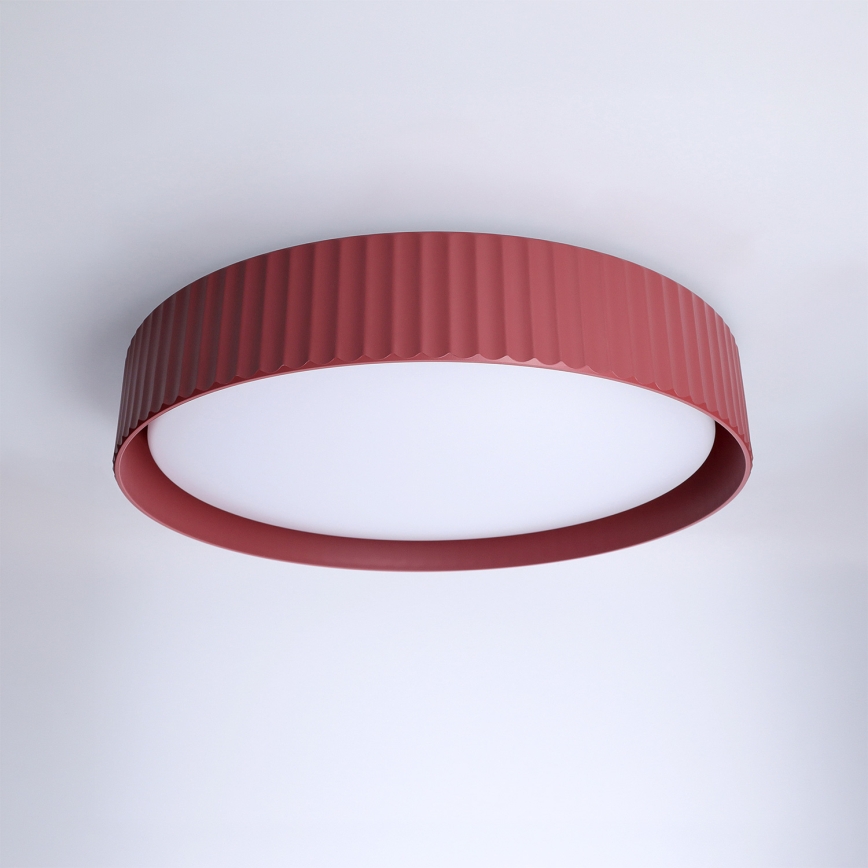 Brilagi - LUCIA himmennettävä LED-kattovalaisin LED/48W/230V 3000-6500K halkaisija 41 cm punainen + kaukosäädin