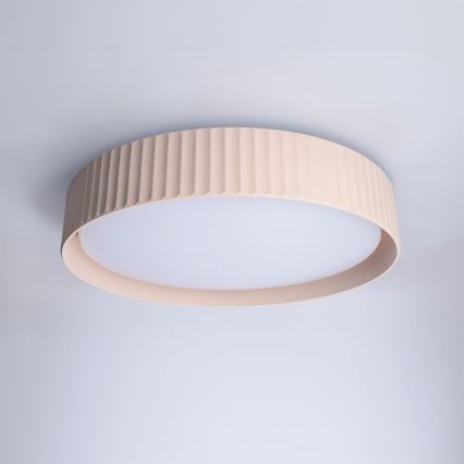 Brilagi - LUCIA himmennettävä LED-kattovalaisin LED/48W/230V 3000-6500K halkaisija 41 cm beige + kaukosäädin