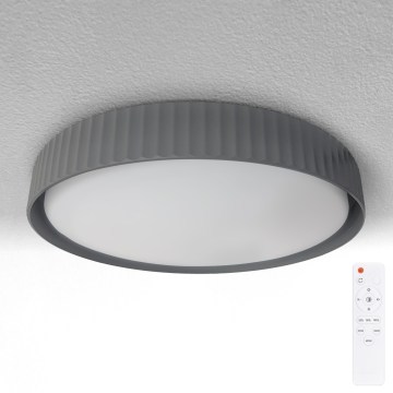 Brilagi - LED-himmennettävä kattovalaisin LUCIA LED/60W/230V 3000-6500K Ø 59 cm harmaa + kaukosäädin