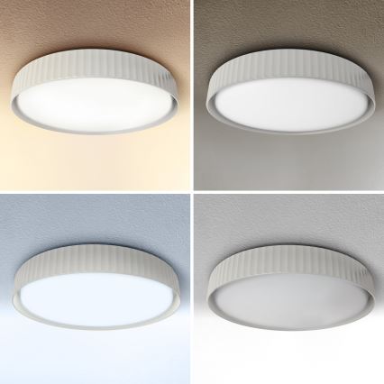 Brilagi - himmennettävä LED-kattovalaisin LUCIA LED/60W/230V 3000-6500K Ø 59 cm valkoinen + kauko-ohjain