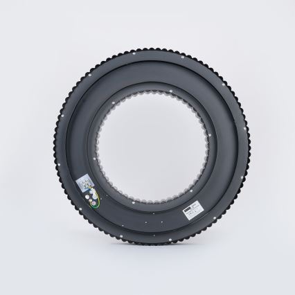 Brilagi - LUMIX LED-himmennettävä kattovalaisin LED/48W/230V 3000-6000K, musta, halkaisija 50 cm + kaukosäädin