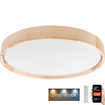 Brilagi - LED himmennettävä kattovalaisin MANAROLA SMART LED/36W/230V 2700-6500K halkaisija 51 cm Wi-Fi Tuya + kaukosäädin