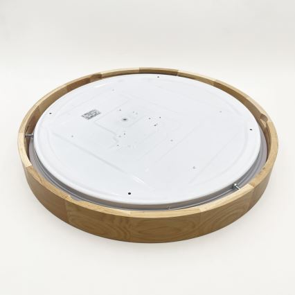 Brilagi - LED-himmennettävä kattovalaisin MANAROLA SMART LED/36W/230V 3000-6000K Wi-Fi Tuya Beacon halkaisija 51 cm tammi + kaukosäädin