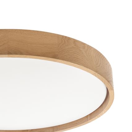 Brilagi - LED-himmennettävä kattovalaisin MANAROLA SMART LED/36W/230V 3000-6000K Wi-Fi Tuya Beacon halkaisija 51 cm tammi + kaukosäädin