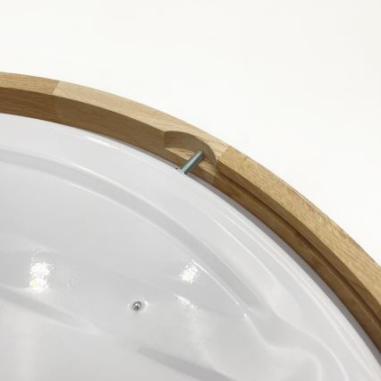 Brilagi - LED-himmennettävä kattovalaisin MANAROLA SMART LED/36W/230V 3000-6000K Wi-Fi Tuya Beacon halkaisija 51 cm tammi + kaukosäädin