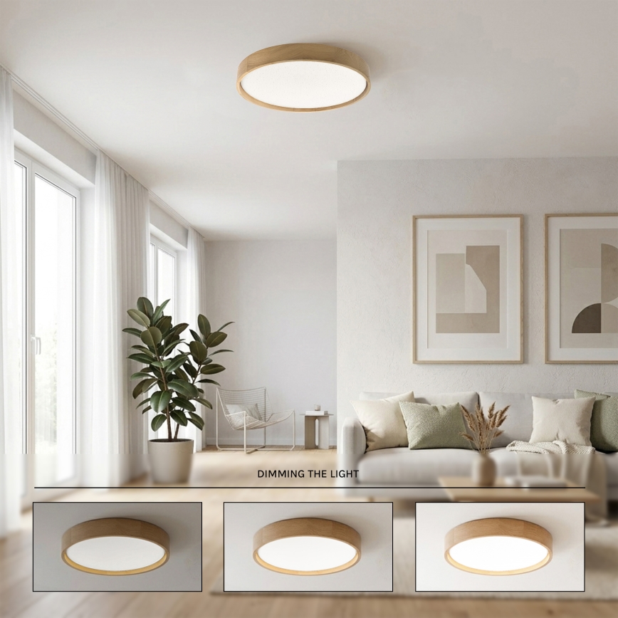 Brilagi - himmennettävä LED-kattovalaisin MANAROLA SMART STARS LED/36W/230V 3000-6000K Wi-Fi Tuya Beacon halkaisija 51 cm + kaukosäädin