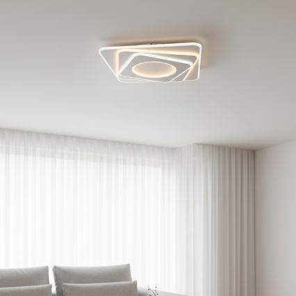 Brilagi - Himmennettävä LED-kattovalaisin MODERN LED/100W/230V 3000-6000K 48x48 cm + kaukosäädin