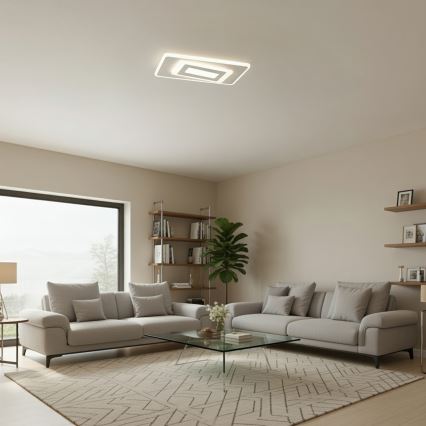 BRILAGI - Himmennettävä kattovalaisin MODERN LED/51W/230V 3000-6000K 20x40 cm + kaukosäädin