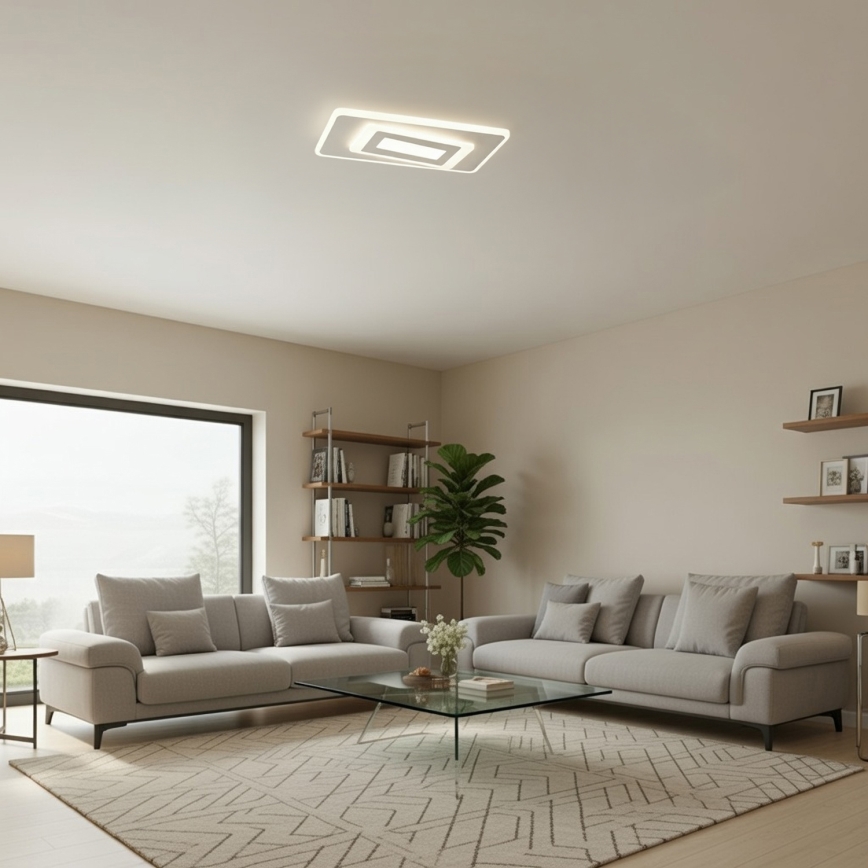 BRILAGI - Himmennettävä kattovalaisin MODERN LED/51W/230V 3000-6000K 20x40 cm + kaukosäädin