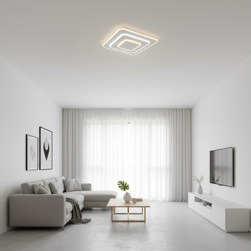Brilagi - himmennettävä LED-kattovalaisin MODERN LED/72W/230V 3000-6000K 46,6x46,6 cm + kaukosäädin