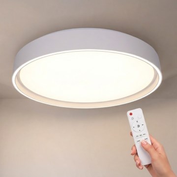 Brilagi - LED-himmennettävä kattovalaisin NANCI LED/60W/230V 3000-6500K halkaisija 49 cm valkoinen + kaukosäädin