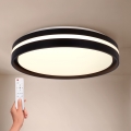 Brilagi - LED-himmennettävä kattovalaisin NAOMI LED/48W/230V 3000-6500K halkaisija 39 cm musta + kaukosäädin