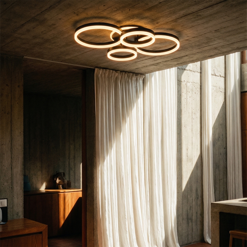 Brilagi - himmennettävä LED-kattovalaisin ORBITS LED/49W/230V 3000-6000K + kaukosäädin