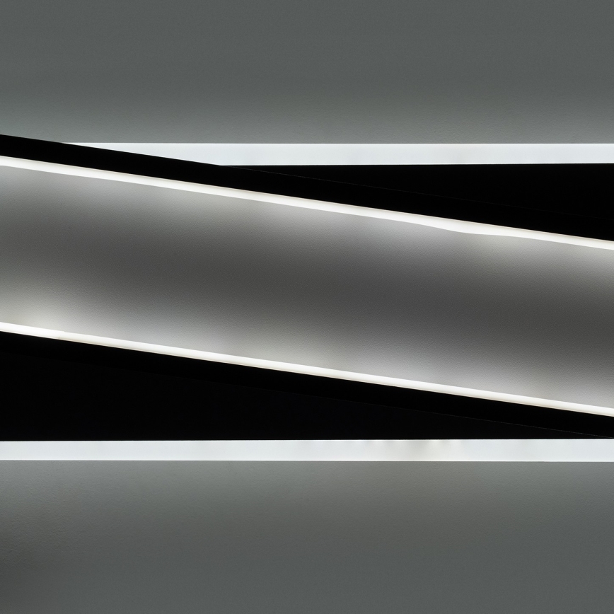 BRILAGI - Himmennettävä LED-kattovalaisin OUTLINE LED/52W/230V 3000-6000K 15x60 cm valkoinen/musta + kaukosäädin