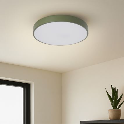 Brilagi - himmennettävä LED-kattovalaisin POOL LED/36W/230V 3000-6000K halkaisija 30 cm vihreä + kaukosäädin