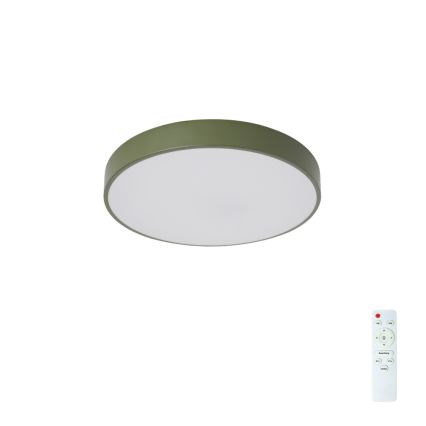 Brilagi - himmennettävä LED-kattovalaisin POOL LED/36W/230V 3000-6000K halkaisija 30 cm vihreä + kaukosäädin