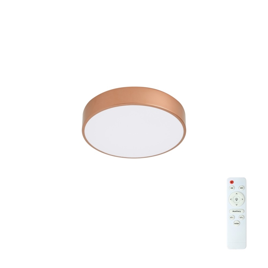 BRILAGI - himmennettävä LED-kattovalaisin POOL LED/36W/230V 3000-6000K halkaisija 30 cm pronssi + kaukosäädin