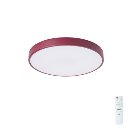 Brilagi - LED himmennettävä kattovalaisin POOL LED/48W/230V 3000-6000K halkaisija 40 cm burgundinpunainen + kaukosäädin