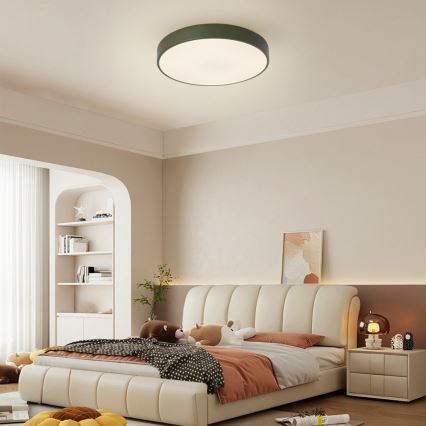 Brilagi - Himmennettävä LED-kattovalaisin POOL LED/48W/230V 3000-6000K Ø 40 cm vihreä + kaukosäädin