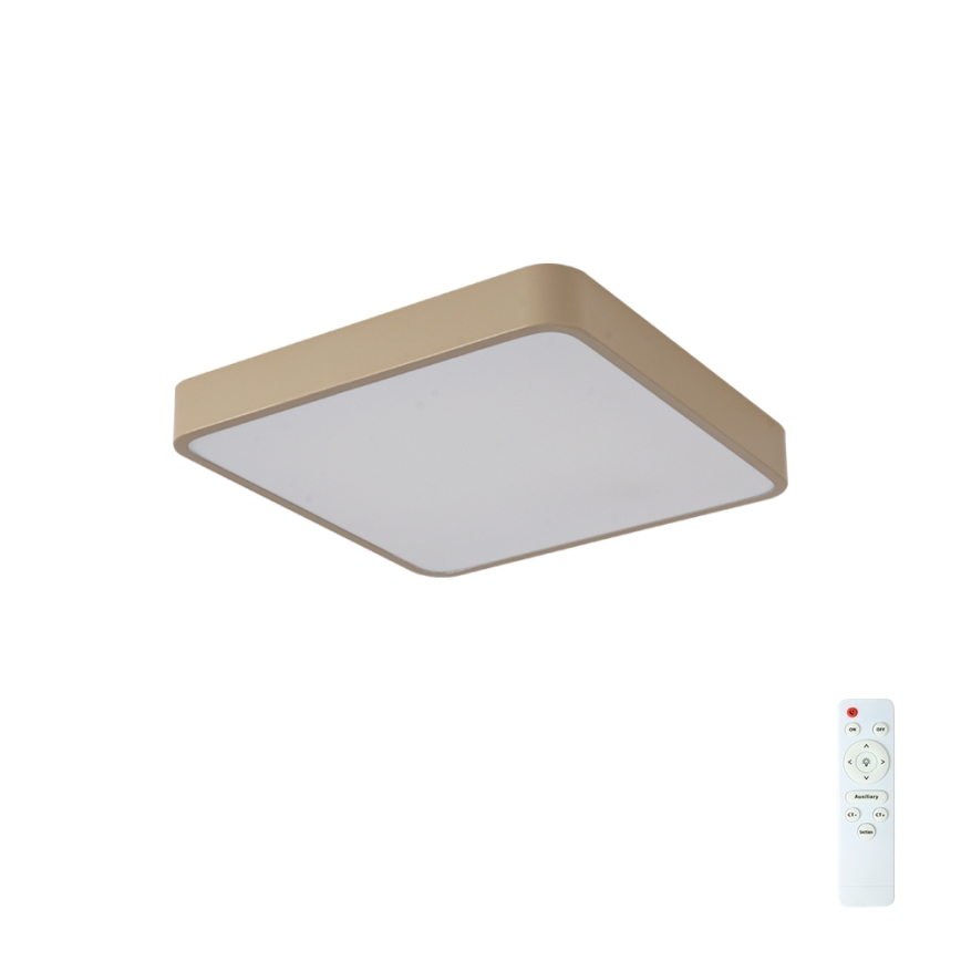 Brilagi - LED himmennettävä kattovalaisin POOL LED/48W/230V 3000-6000K 50x50 cm beige + kaukosäädin