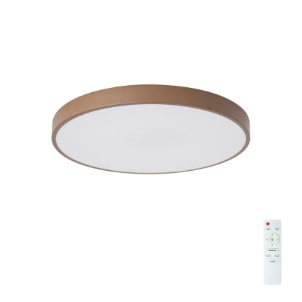Brilagi - himmennettävä LED-kattovalaisin POOL LED/60W/230V 3000-6000K halkaisija 50 cm ruskea + kaukosäädin