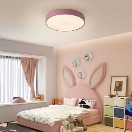 Brilagi - Himennettävä LED-kattovalaisin POOL LED/60W/230V 3000-6000K halkaisija 50 cm vaaleanpunainen + kaukosäädin