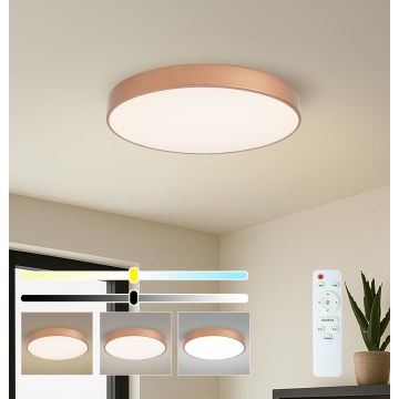 BRILAGI - LED-himmennettävä kattovalaisin POOL LED/60W/230V 3000-6000K halkaisija 60 cm pronssinvärinen + kaukosäädin