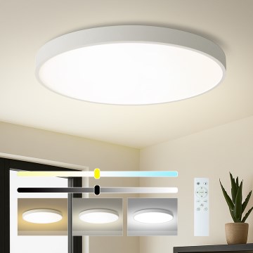 Brilagi - LED-himmennettävä kattovalaisin POOL SMART LED/128W/230V 3000–6000K halkaisija 100 cm Wi-Fi Tuya valkoinen + kaukosäädin