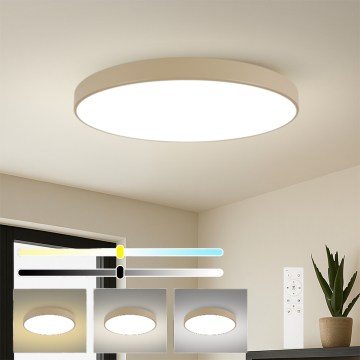Brilagi - LED-himmennettävä kattovalaisin POOL SMART LED/180W/230V 3000-6000K 120 cm beige Wi-Fi Tuya + kaukosäädin