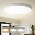Brilagi - LED-himmennettävä kattovalaisin POOL SMART LED/180W/230V 3000-6000K halkaisija 120 cm Wi-Fi Tuya valkoinen + kaukosäädin
