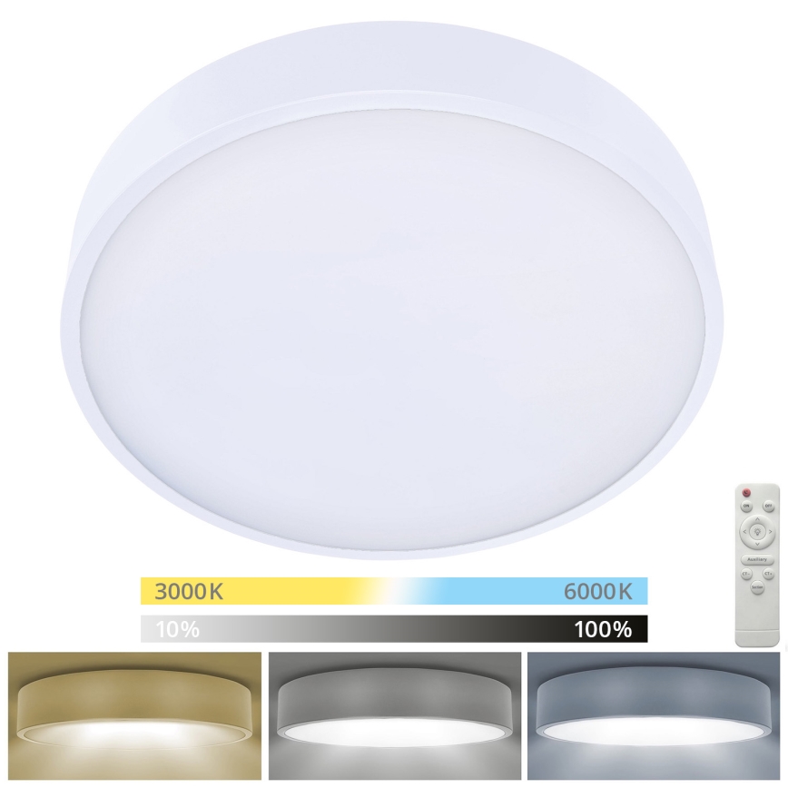 Brilagi - LED himmennettävä kattovalaisin POOL SMART LED/48W/230V 3000-6000K 40 cm + kaukosäädin valkoinen