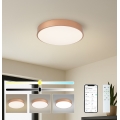 BRILAGI - LED himmennettävä kattovalaisin POOL SMART LED/48W/230V 3000-6000K halkaisija 40 cm Wi-Fi Tuya kuparinvärinen + kaukosäädin