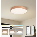 BRILAGI - LED-himmennettävä kattovalaisin POOL SMART LED/60W/230V 3000-6000K halkaisija 50 cm Wi-Fi Tuya kuparinvärinen + kaukosäädin