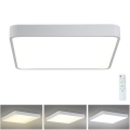 Brilagi - LED himmennettävä kattovalaisin POOL SQUARE LED/36W/230V 3000-6000K 40x40 cm valkoinen + kaukosäädin