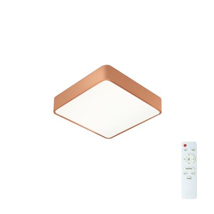 BRILAGI - himennettävä LED-kattovalaisin POOL SQUARE LED/36W/230V 3000-6000K 40x40 cm kuparinvärinen + kaukosäädin