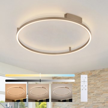 Brilagi - LED-himmennettävä kattovalaisin PORTOFINO LED/60W/230V 3000-6000K halkaisija 80 cm beige + kaukosäädin