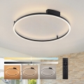 Brilagi - LED-himmennettävä kattovalaisin PORTOFINO LED/60W/230V 3000–6000K Ø 80 cm musta + kaukosäädin