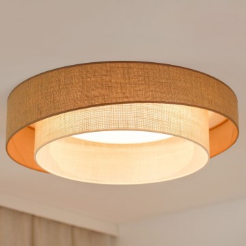Brilagi - LED himmennettävä kattovalaisin SHINE LED/24W/230V halkaisija 60 cm 3000/4000/6500K beige/kerma + kaukosäädin