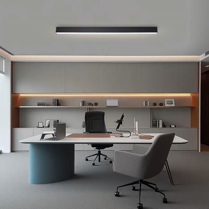 Brilagi - LED-himmennettävä kattovalaisin SLEEKLINE SMART LED/40W/230V 3000-6000K Wi-Fi Tuya musta + kaukosäädin