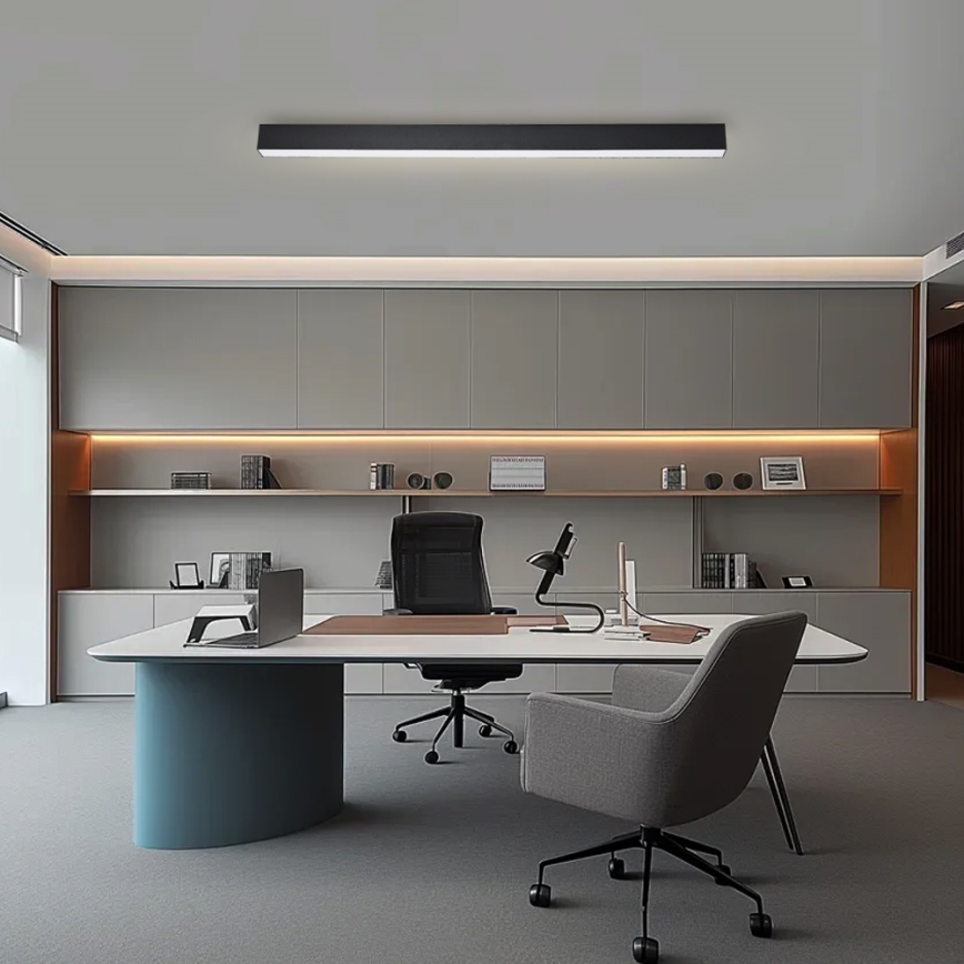 Brilagi - LED-himmennettävä kattovalaisin SLEEKLINE SMART LED/40W/230V 3000-6000K Wi-Fi Tuya musta + kaukosäädin