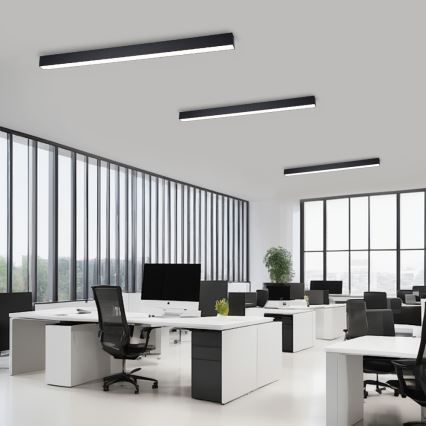 Brilagi - LED-himmennettävä kattovalaisin SLEEKLINE SMART LED/40W/230V 3000-6000K Wi-Fi Tuya musta + kaukosäädin