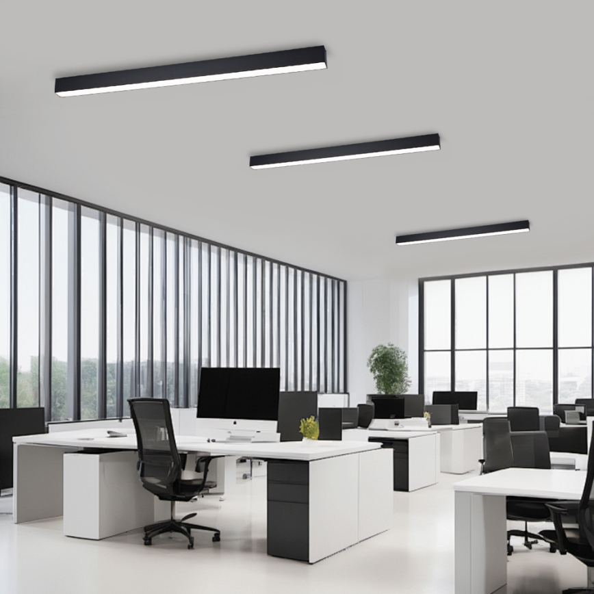 Brilagi - LED-himmennettävä kattovalaisin SLEEKLINE SMART LED/40W/230V 3000-6000K Wi-Fi Tuya musta + kaukosäädin