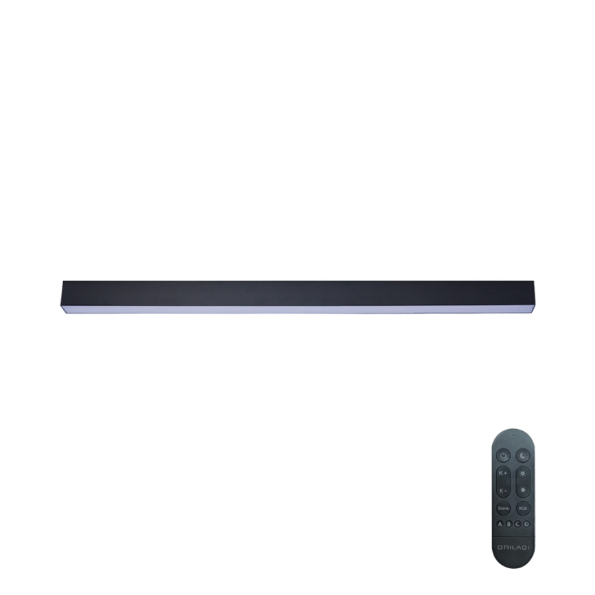 Brilagi - LED-himmennettävä kattovalaisin SLEEKLINE SMART LED/40W/230V 3000-6000K Wi-Fi Tuya musta + kaukosäädin